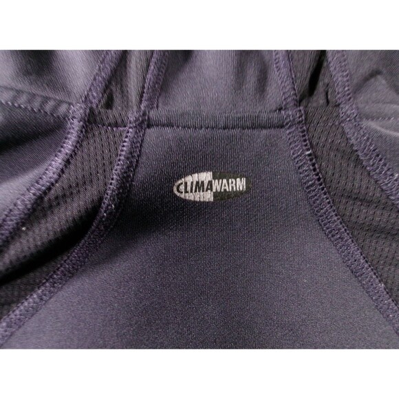 Adidas Jacket Womens S Hooded ClimaWarm Zip Athletic Track Black Pink Stripes - Picture 10 of 11